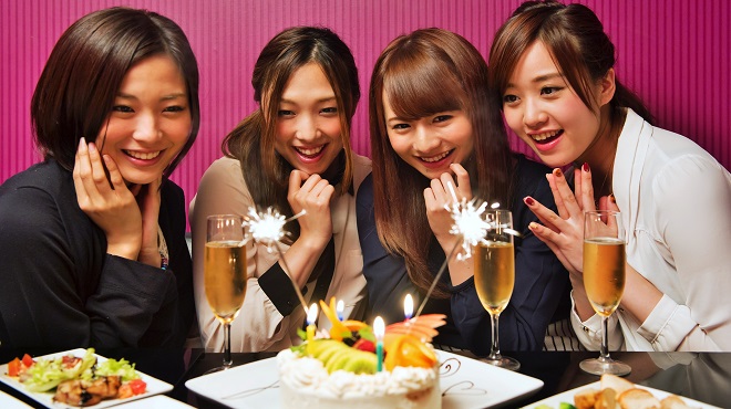 バースデー女子会におすすめ！『特製デザートプレート』無料贈呈♪