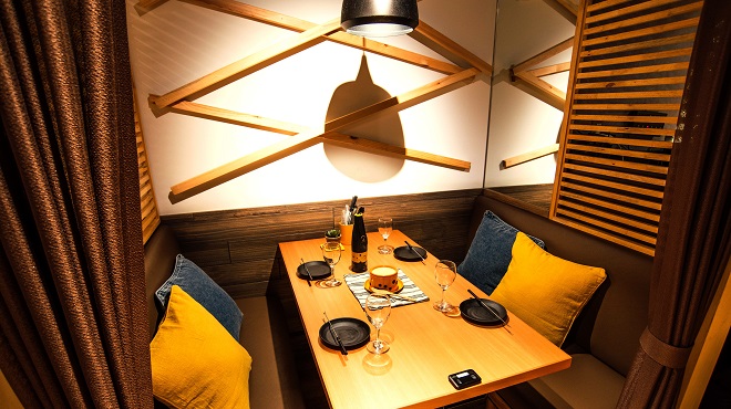 ガールズトークも盛り上がる♪お洒落な個室がいっぱい！