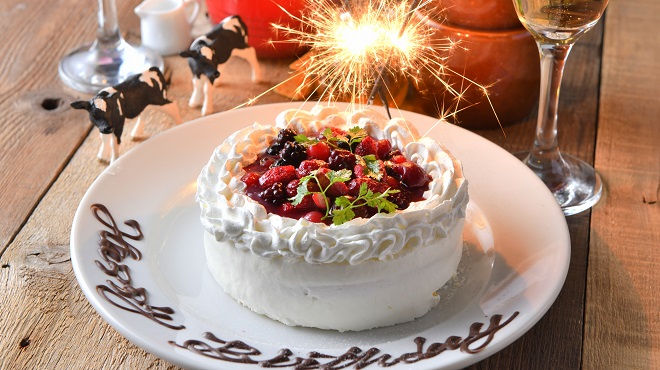 バースデー女子会におすすめ！<br />
『特製デザートプレート』無料贈呈♪