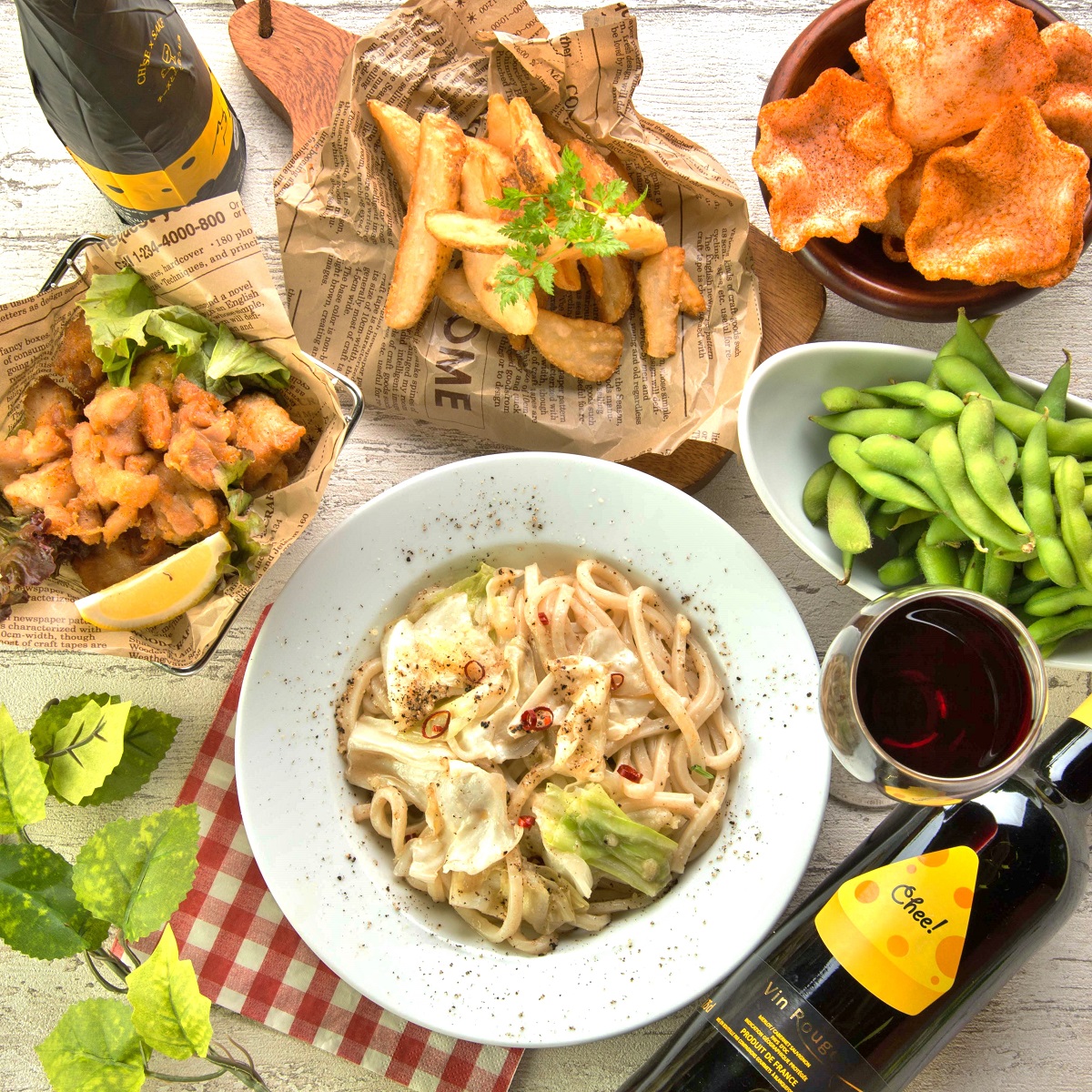 『楽カジュコース』2時間飲み放題付★全5品